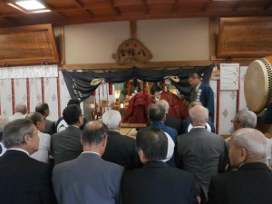 箭幹八幡宮で神前式